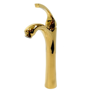 Celia Gold - elegance gold wash basin mixer