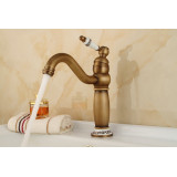 Clementine - brass wash basin mixer