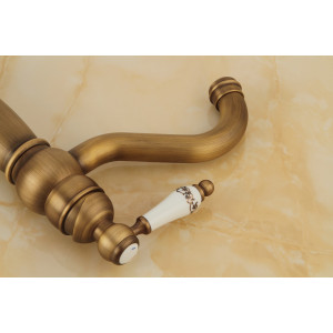 Clementine - brass wash basin mixer