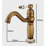 Clementine - brass wash basin mixer