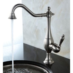 Gaspar Silver - retro wash basin mixer