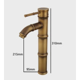 Noemi - brass wash basin mixer
