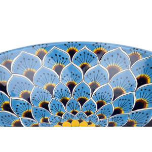 Casandra  - Blue Mexican vessel sink
