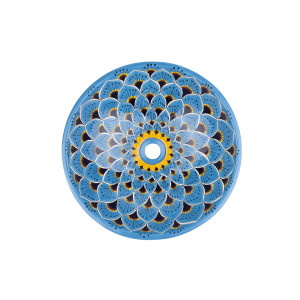 Casandra  - Blue Mexican vessel sink