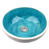 Flora - rustic sink with decorative edge