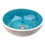 Flora - rustic sink with decorative edge
