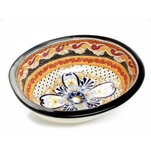 Ynes - Orange Mexican sink