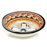 Ynes - Orange Mexican sink
