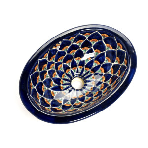 Destina  - Blue Mexican sink