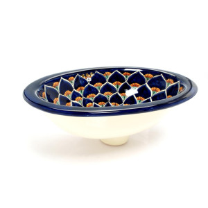 Destina  - Blue Mexican sink