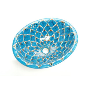 Aqua Azul - blue mexican sink