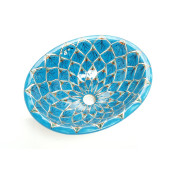 Aqua Azul - blue mexican sink