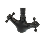 Bianca  - black brass retro wash basin mixer
