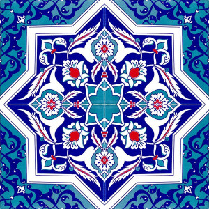 Mehtap - ceramic iznik tiles