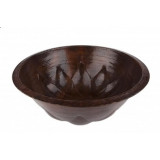 Elmira - drop-in round copper sink from Mexico