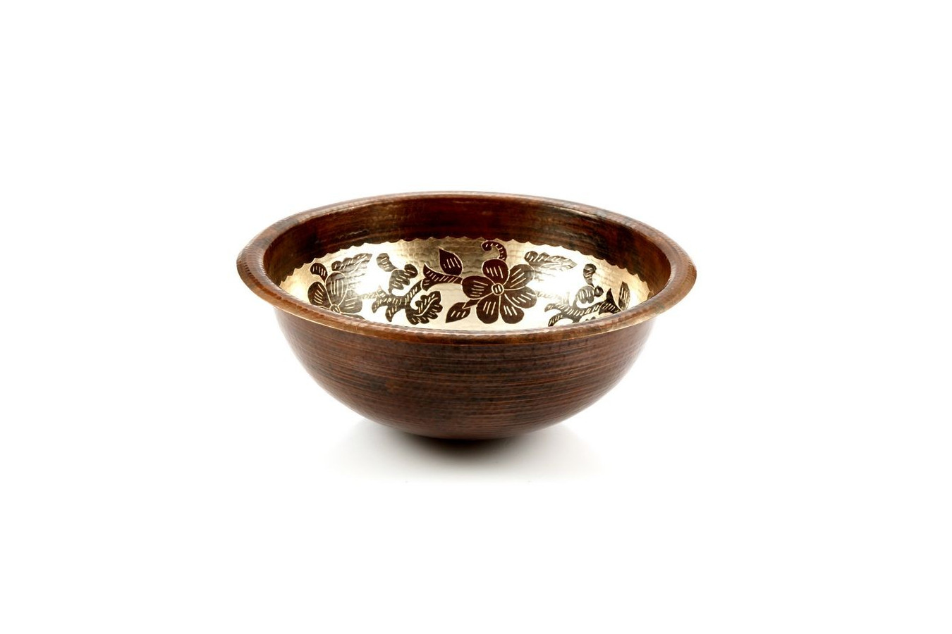 Madra - drop-in round copper sink from Mexico
