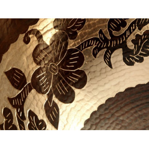 Madra - drop-in round copper sink from Mexico