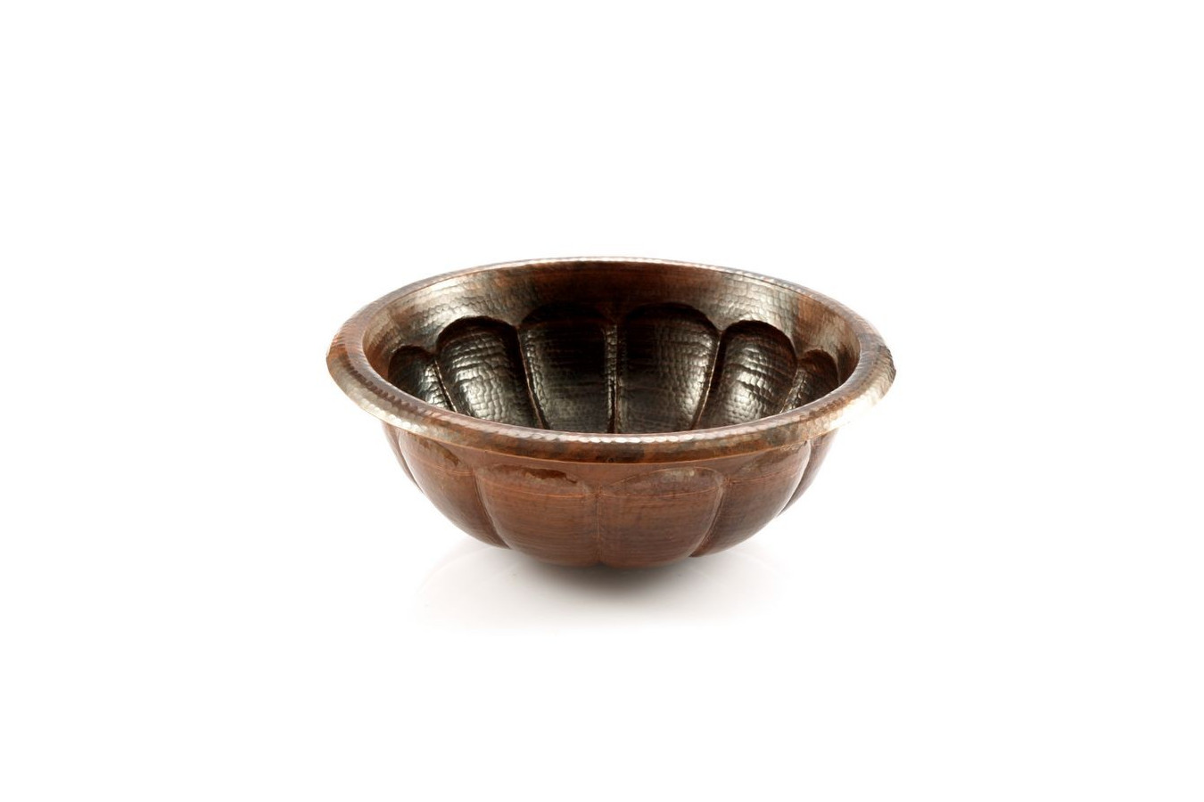 Malena - drop-in round copper sink from Mexico