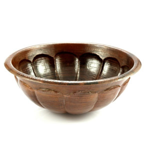 Malena - drop-in round copper sink from Mexico