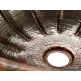 Malena - drop-in round copper sink from Mexico