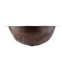 Emelina - drop-in oval copper sink from Mexico