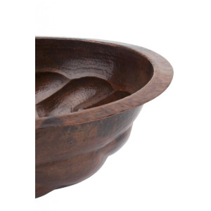 Eloisa - oval copper sink from Mexico