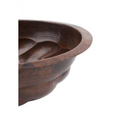 Eloisa - oval copper sink from Mexico