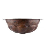 Elicia -  oval copper sink from Mexico