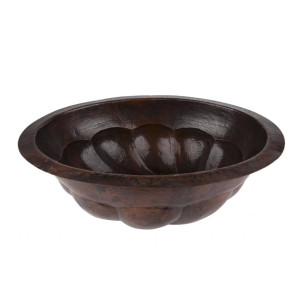 Elicia -  oval copper sink from Mexico