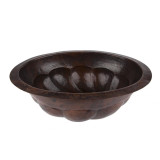 Elicia -  oval copper sink from Mexico