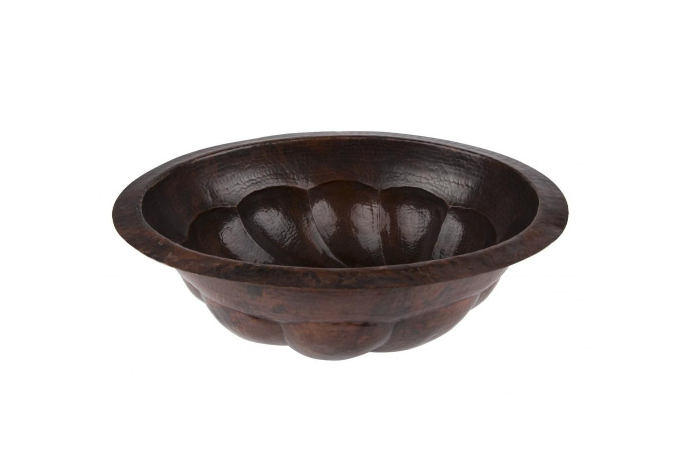 Elicia -  oval copper sink from Mexico