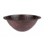 Fidelia - round copper sink from Mexico