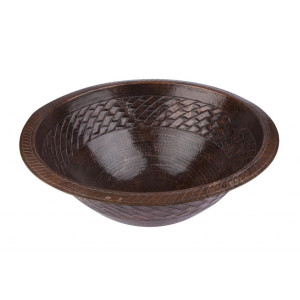 Fidelia - round copper sink from Mexico