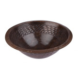 Fidelia - round copper sink from Mexico