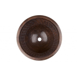 Fidelia - round copper sink from Mexico