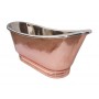 Cobrita -nickel plated copper bathtub
