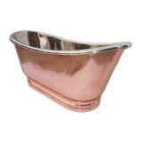 Cobrita -nickel plated copper bathtub