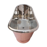 Cobrita -nickel plated copper bathtub