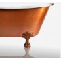 Plata - copper bathtub nickel - plated on the legs