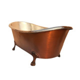 Plata - copper bathtub nickel - plated on the legs