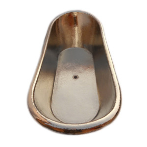 Plata - copper bathtub nickel - plated on the legs