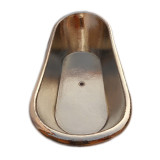 Plata - copper bathtub nickel - plated on the legs