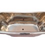 Platita  - nickel plated copper bathtub