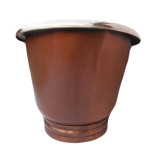 Platita  - nickel plated copper bathtub