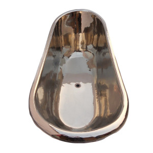 Platita  - nickel plated copper bathtub