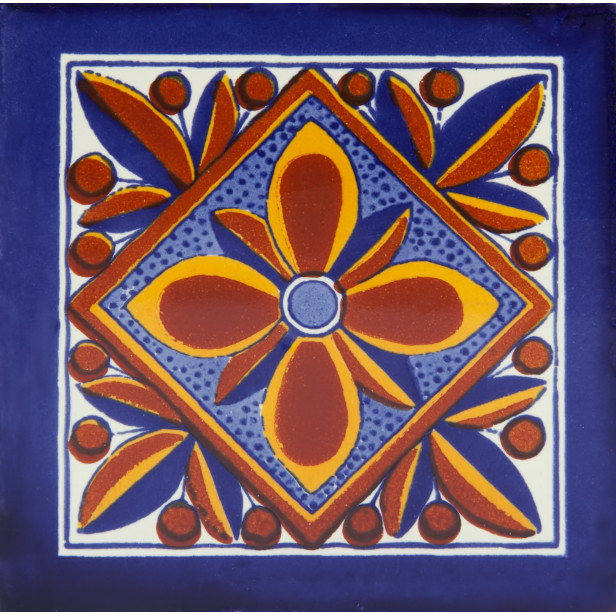 Fuego - Talavera tiles from Mexico