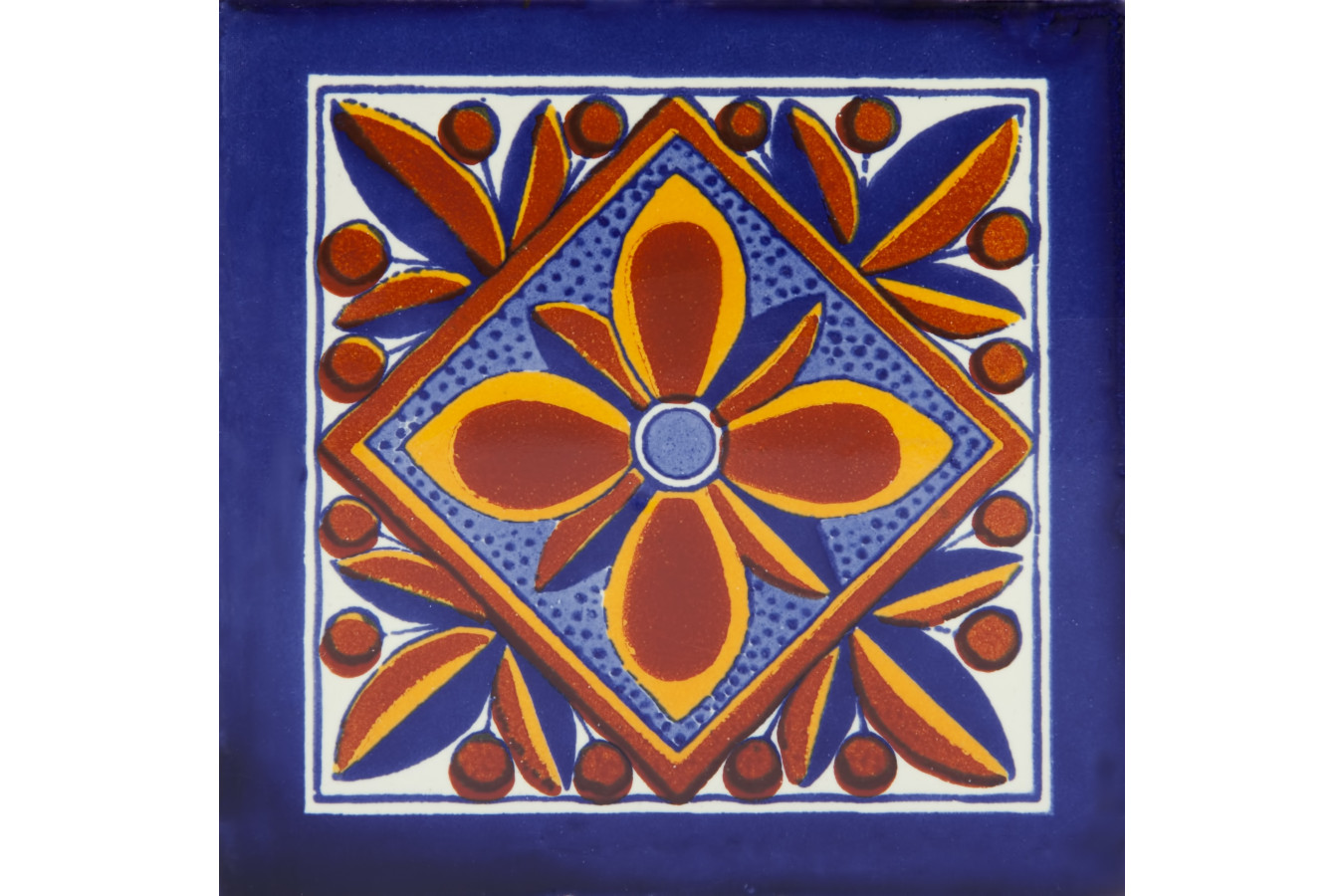 Fuego - Talavera tiles from Mexico