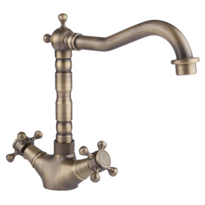 Bianca  - brass retro wash basin mixer