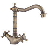Bianca  - brass retro wash basin mixer
