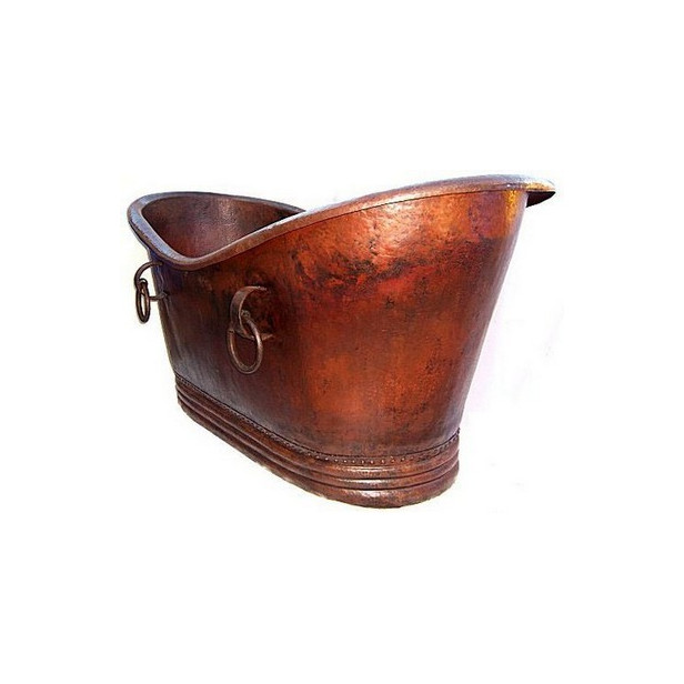 Valeria -copper bathtub with handles